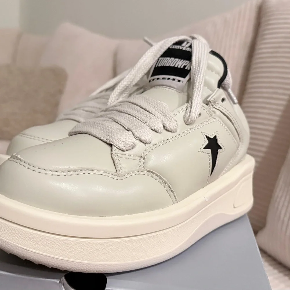 RICK OWENS
+ Converse Inflated Turbowpn leather sneakers - Picture 4 of 8